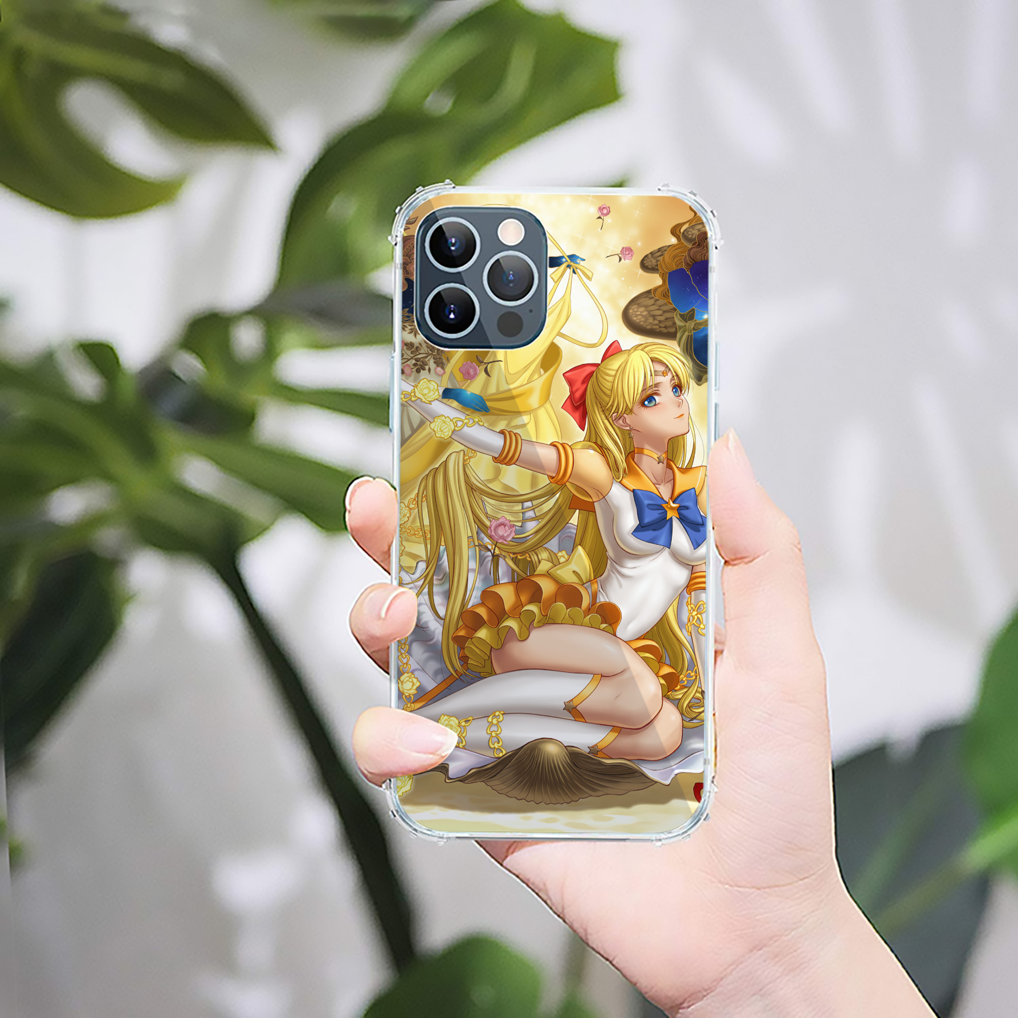 （画像用） 美少女戦士セーラームーン Sailor Moon 【iPhone 12シリーズ対応】透明スマホケース（クリアソフトケース）